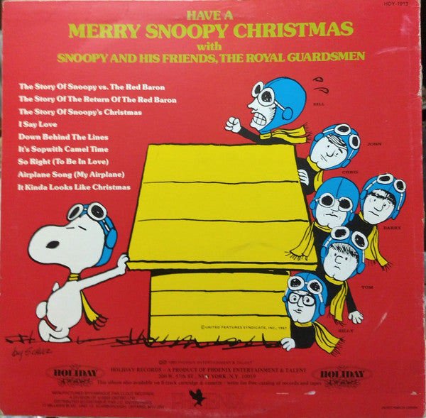 Merry Snoopy's Christmas - The Royal Guardsmen – 1980 Original, Rare!