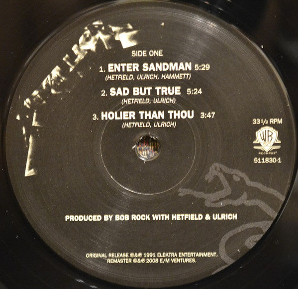 Metallica – The Black Album - 2008, Bernie Grundman Mastered from Analog Tapes