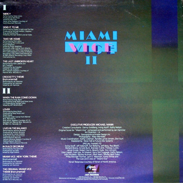 Miami Vice II - From The Television Series, Miami Vice - 1986!