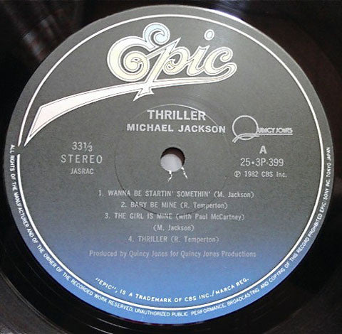 Michael Jackson – Thriller - 1982 Original Japanese Pressing!