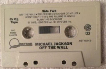 Michael Jackson – Off The Wall - 1980 Cassette, Extended Range, Rare! VinylPursuit.com