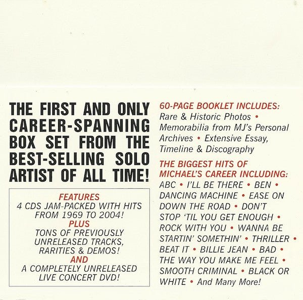 Michael Jackson – The Ultimate Collection - CD, DVD Compilation - Vinyl Pursuit Inc