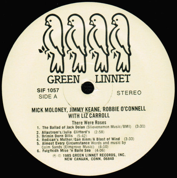 Mick Moloney, Jimmy Keane, Robbie O'Connell With Liz Carroll – There Were Roses - 1986 US VinylPursuit.com
