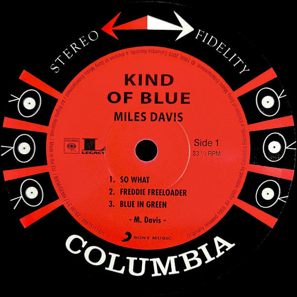 Miles Davis - Kind Of Blue - 180 gm