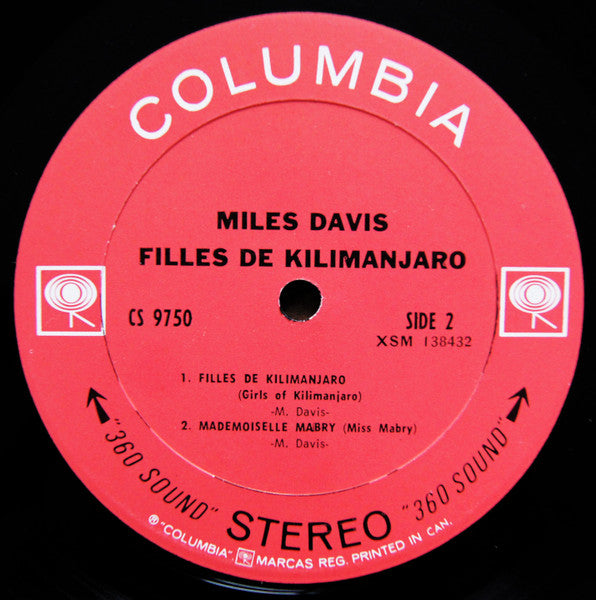Miles Davis – Filles De Kilimanjaro - 1969 Original!