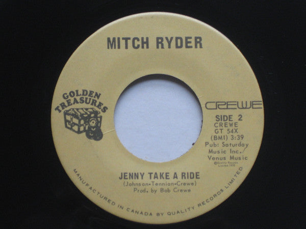 Mitch Ryder – Devil With A Blue Dress On -  7"  Single, 1970 Vinyl Pursuit Inc