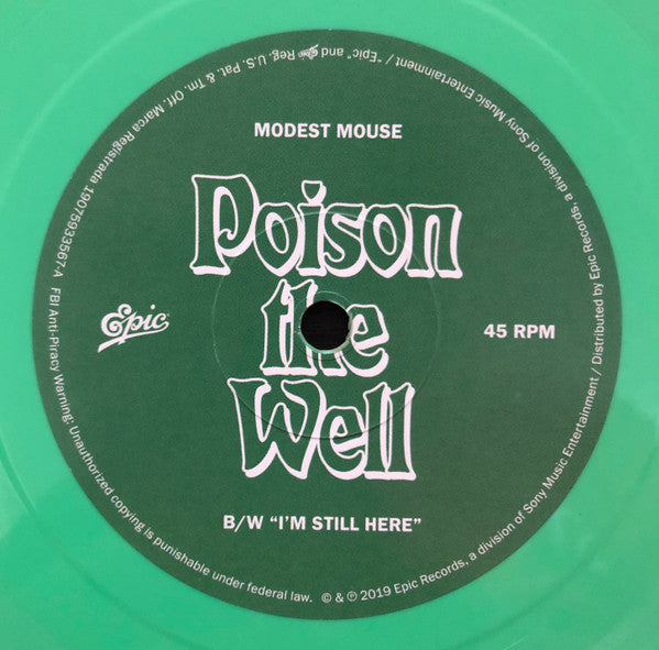 Modest Mouse – Poison The Well b/w I'm Still Here - RSD Triangle Vinyl, SEALED