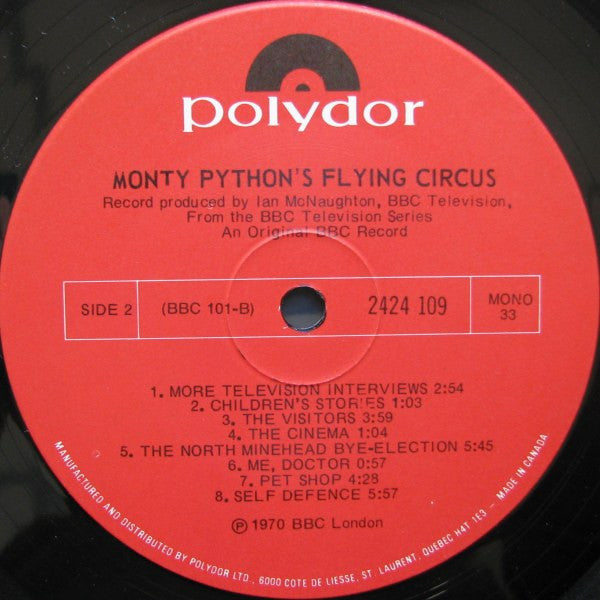 Monty Python – Monty Python's Flying Circus - 1970 Mono Original VinylPursuit.com