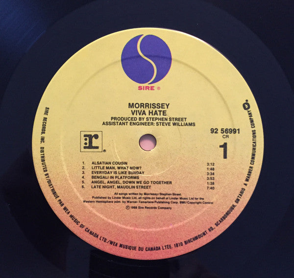 Morrissey – Viva Hate - 1988 Original