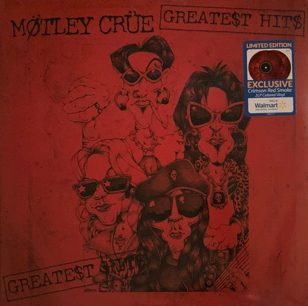 Motley Crue – Greatest Hits - Limited Edition Crimson Red Smoke Vinyl