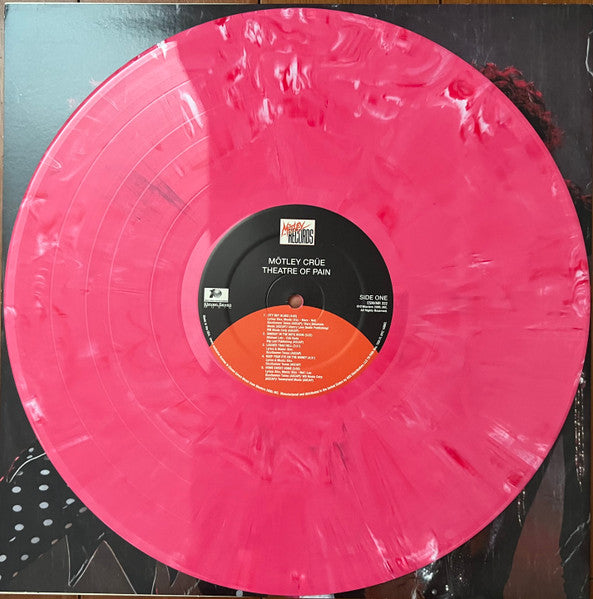 Motley Crue – Theatre Of Pain – Pink Limited Edition Vinyl, Sealed! VinylPursuit.com