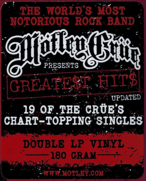 Motley Crue – Greatest Hits - In Shrinkwrap! VinylPursuit.com