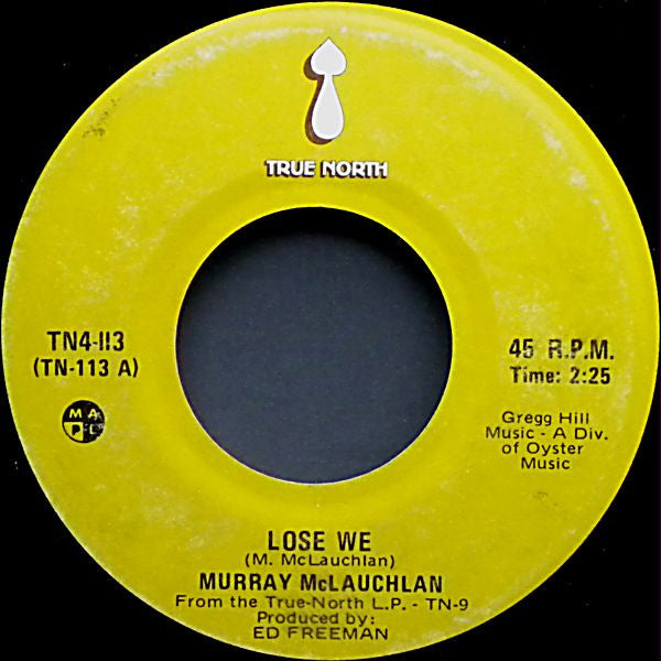 Murray McLauchlan – Lose We, The Farmer's Song -  7" Single, 1973