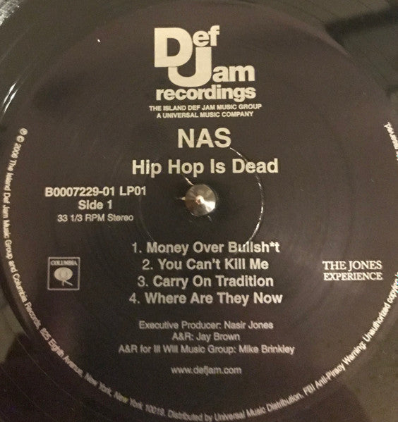 Nas – Hip Hop Is Dead - Sealed! VinylPursuit.com