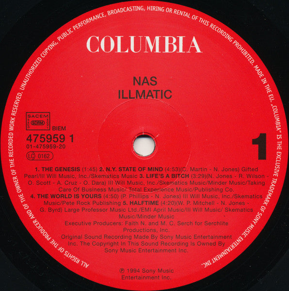 Nas – Illmatic - Near Mint in Shrinkwrap! VinylPursuit.com