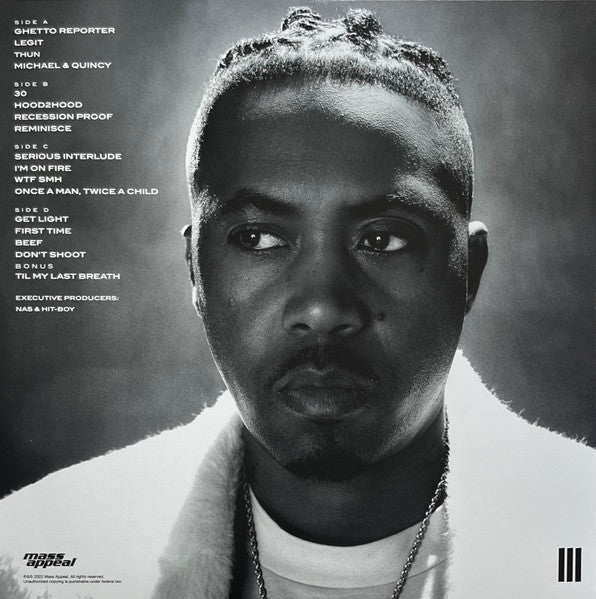 Nas – King's Disease III - Limited Edition Red & Black Striped Vinyl! VinylPursuit.com