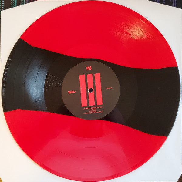Nas – King's Disease III - Limited Edition Red & Black Striped Vinyl! VinylPursuit.com