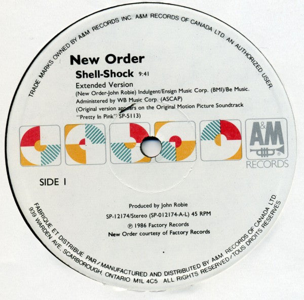 New Order – Shell-Shock - 1986 Original, Bargain! VinylPursuit.com