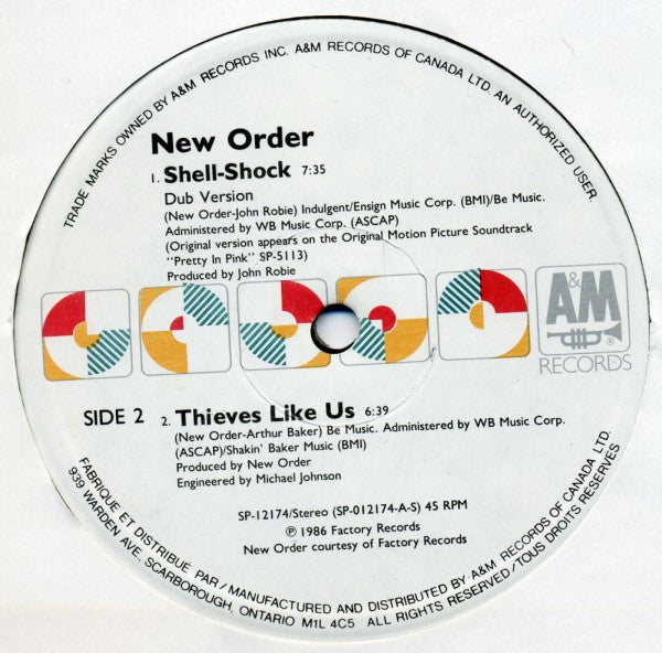 New Order – Shell-Shock - 1986 Original, Bargain! VinylPursuit.com