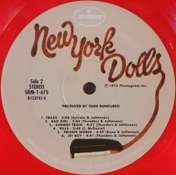 New York Dolls – New York Dolls - Awesome Red Vinyl! VinylPursuit.com