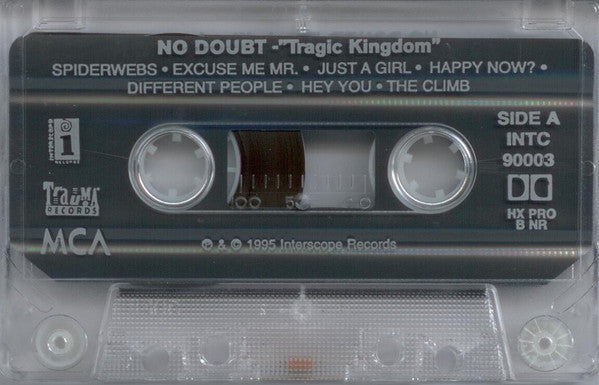 No Doubt – Tragic Kingdom - 1995 Cassette! VinylPursuit.com