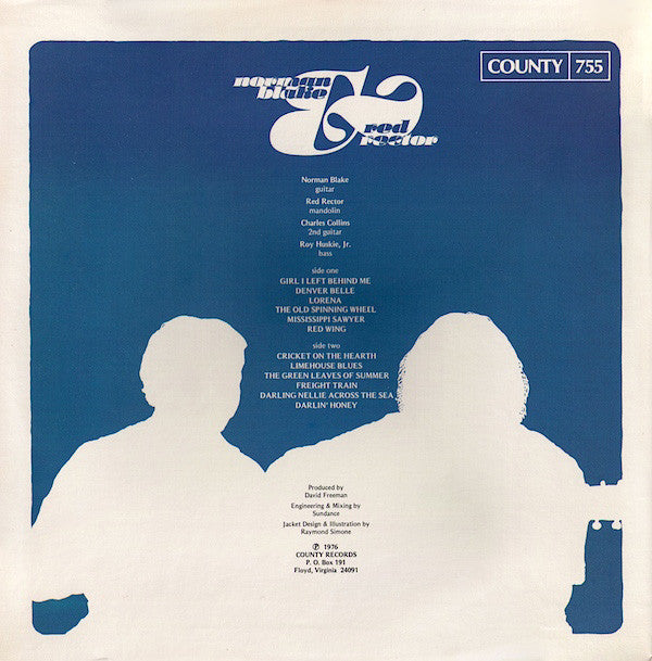 Norman Blake & Red Rector ‎– Norman Blake & Red Rector - 1976 Original VinylPursuit.com