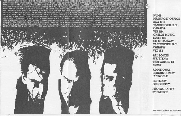 Numb – Christmeister –  1989 Cassette VinylPursuit.com