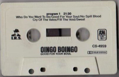 Oingo Boingo – Good For Your Soul - 1983 Cassette VinylPursuit.com
