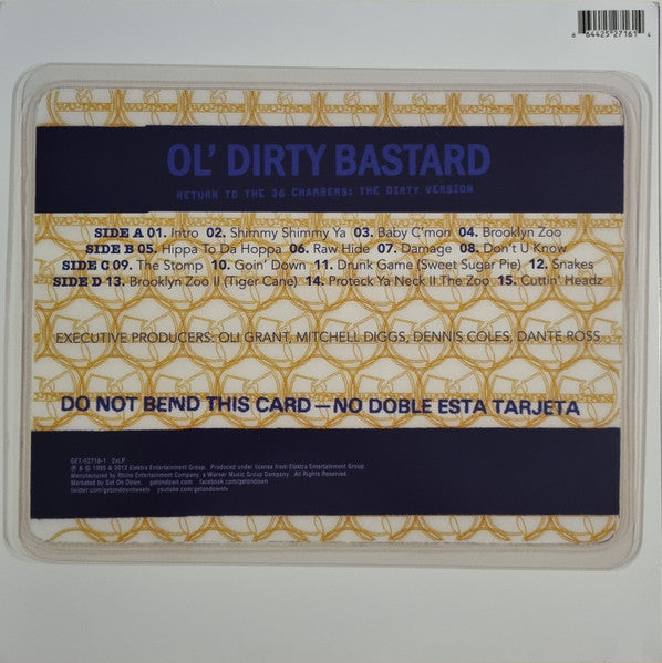 Ol' Dirty Bastard – Return To The 36 Chambers: The Dirty Version - In Shrinkwrap! VinylPursuit.com