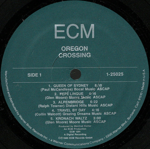 Oregon – Crossing - 1985 ECM Original! VinylPursuit.com