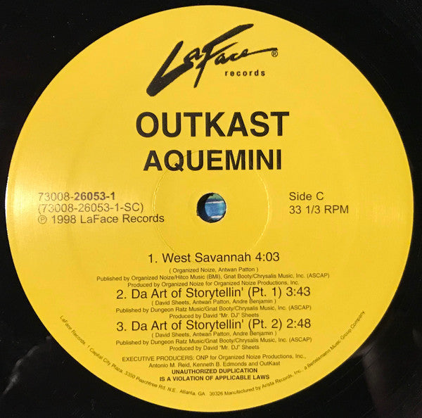 OutKast – Aquemini - 3-Album Pressing in Shrinkwrap