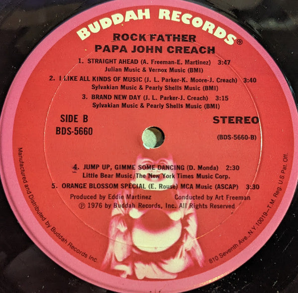 Papa John Creach ‎– Rock Father - 1979