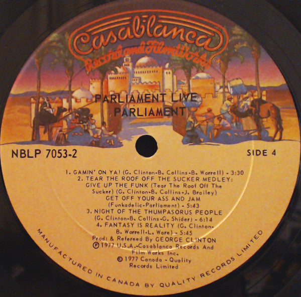 Parliament – Parliament Live / P Funk Earth Tour - 1977 Original with Poster + Tshirt Transfer!