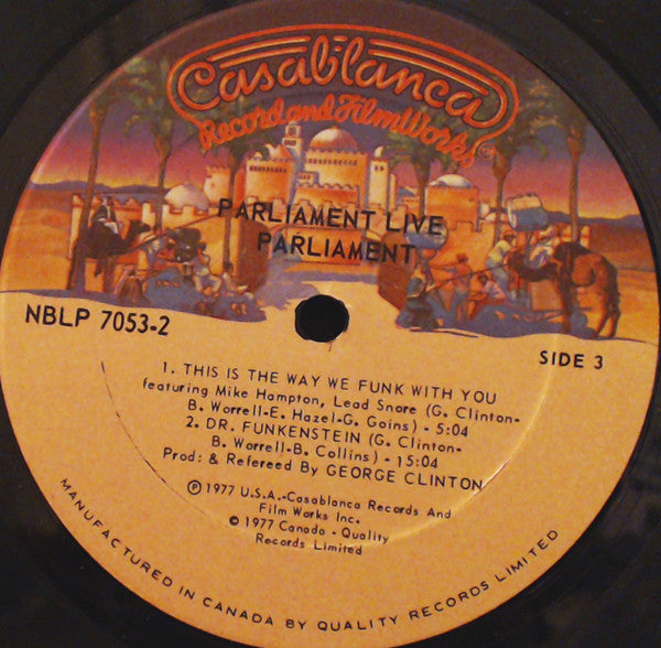 Parliament – Parliament Live / P Funk Earth Tour - 1977 Original with Poster + Tshirt Transfer!