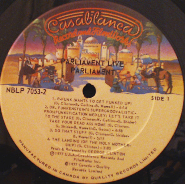 Parliament – Parliament Live / P Funk Earth Tour - 1977 Original with Poster + Tshirt Transfer!