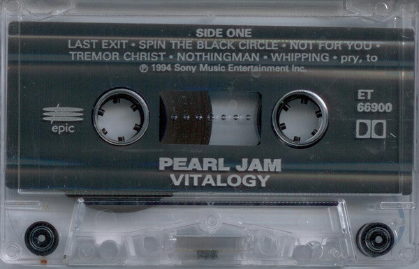 Pearl Jam – Vitalogy - 1994 Cassette with Booklet! VinylPursuit.com
