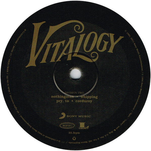 Pearl Jam – Vitalogy - Remastered 180g with Booklet!