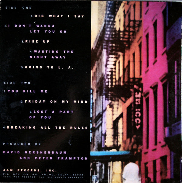 Peter Frampton ‎– Breaking All The Rules - 1981 Original, SEALED!
