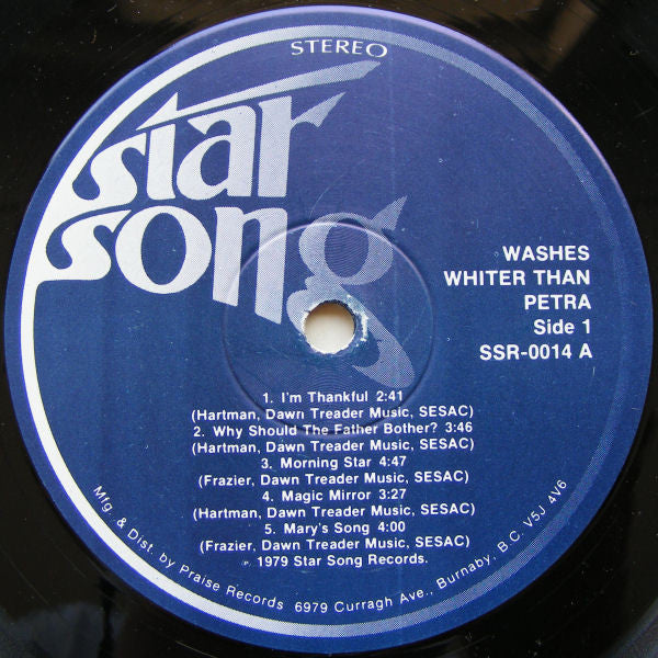 Petra – Washes Whiter Than - 1979