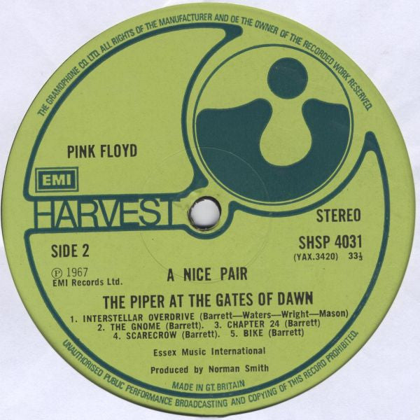 Pink Floyd – A Nice Pair - 1974 UK Pressing, Uncensored Phang Version, Rare! VinylPursuit.com
