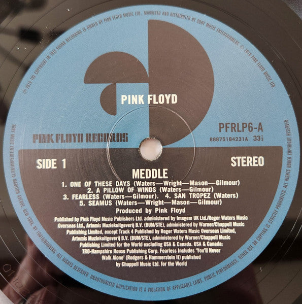 Pink Floyd – Meddle - 180g Remastered, Sealed! VinylPursuit.com