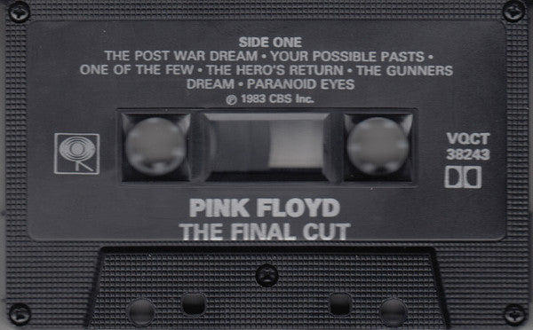 Pink Floyd – The Final Cut - 1983 Cassette VinylPursuit.com