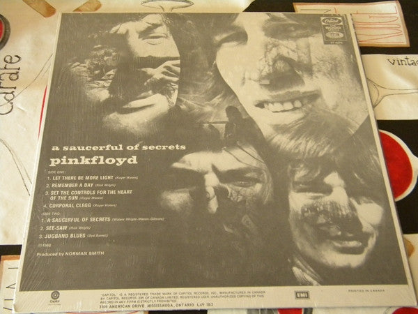 Pink Floyd – A Saucerful Of Secrets - 1980 6000 Series, Rare! Vinyl Pursuit Inc