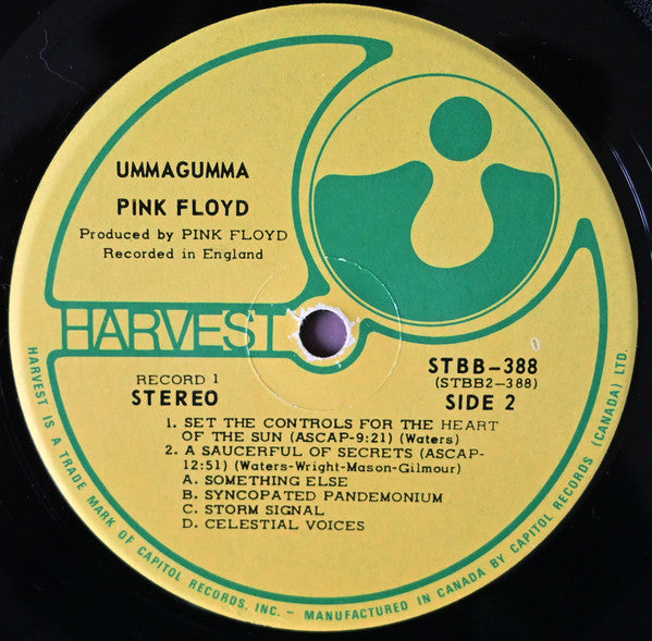 Pink Floyd – Ummagumma - 1969 Canadian First Pressing VinylPursuit.com