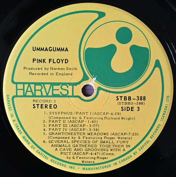 Pink Floyd – Ummagumma - 1969 Canadian First Pressing VinylPursuit.com