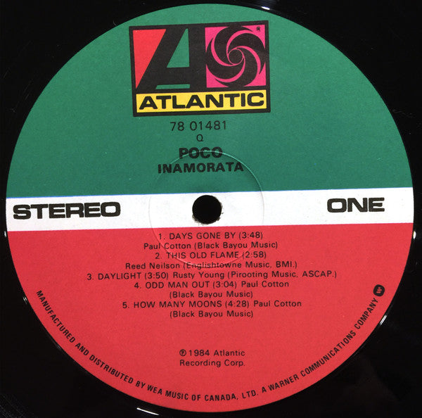Poco – Inamorata - 1984 Original - Bargain Bin! VinylPursuit.com