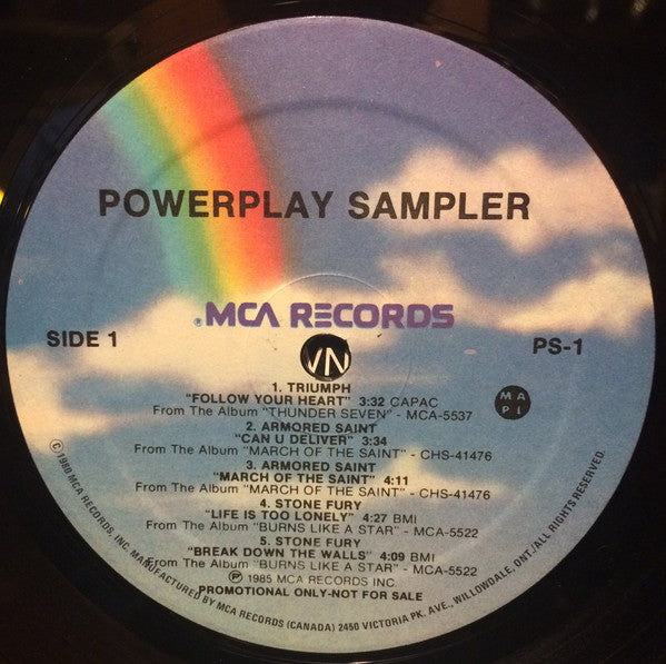 Power Play - 1985 Compilation / Sampler Vinyl Pursuit Inc