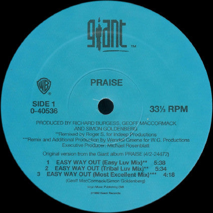 Praise – Easy Way Out - 1979 US Original, Bargain! VinylPursuit.com