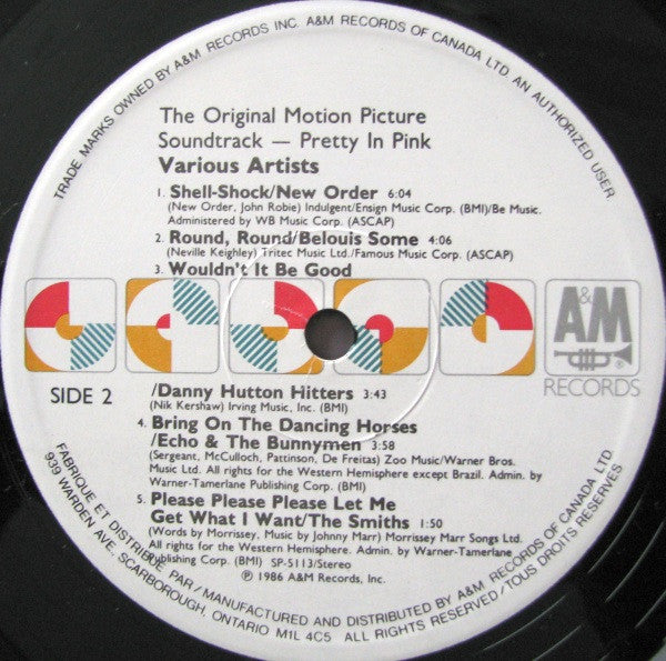 Pretty In Pink - Original Soundtrack - 1986 Original! VinylPursuit.com