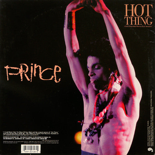 Prince - I Could Never Take The Place Of Your Man - 1987 Maxi-Single!